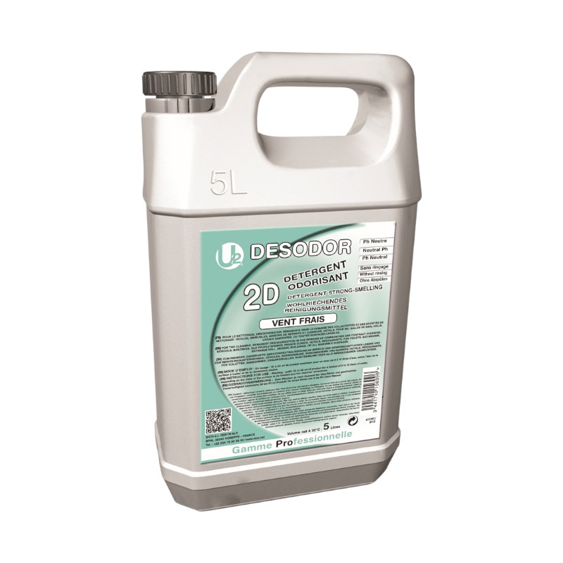 2D Vent frais - Détergent surodorant - U2 - 5L